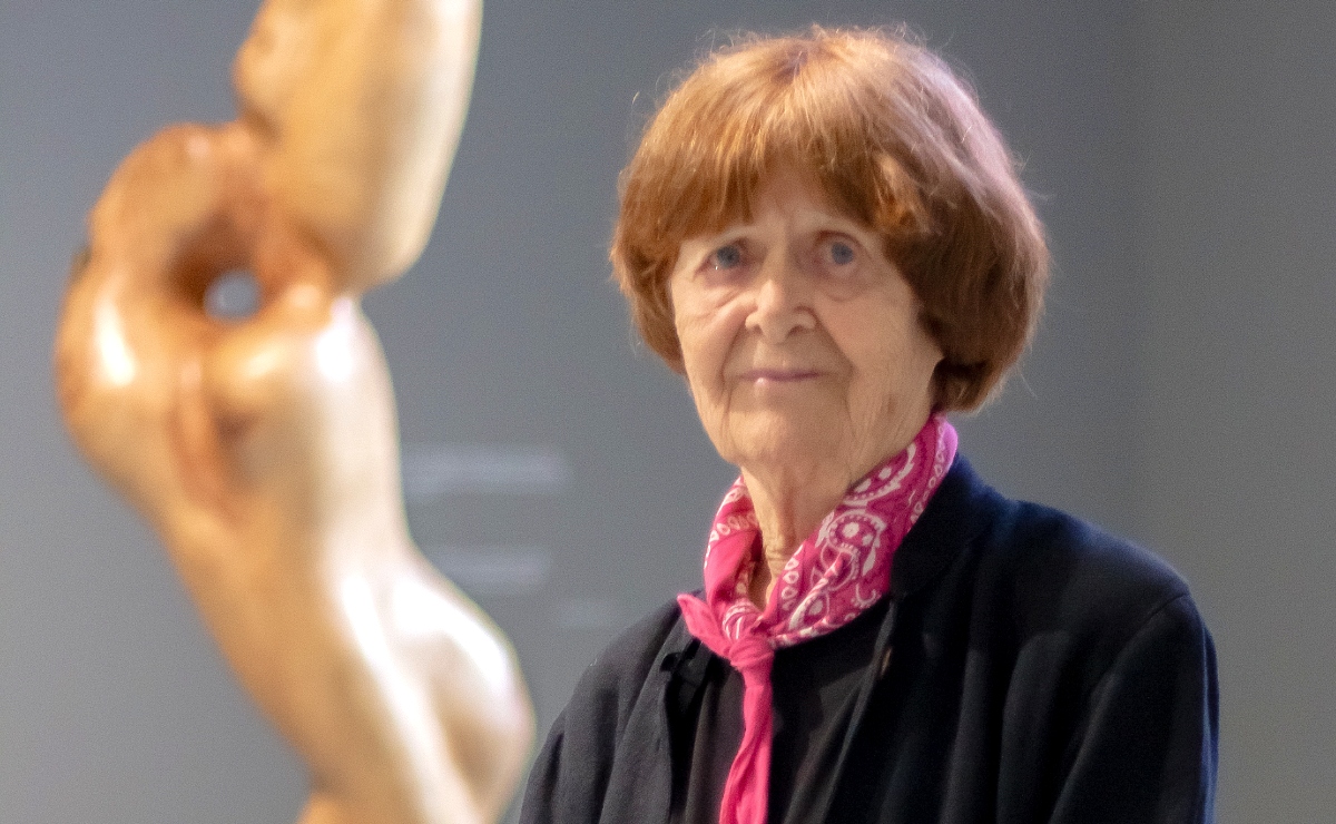 Gerda Gruber en el Museo de Arte Contemporáneo de Monterrey. (Fotografía: Arthur Mora)