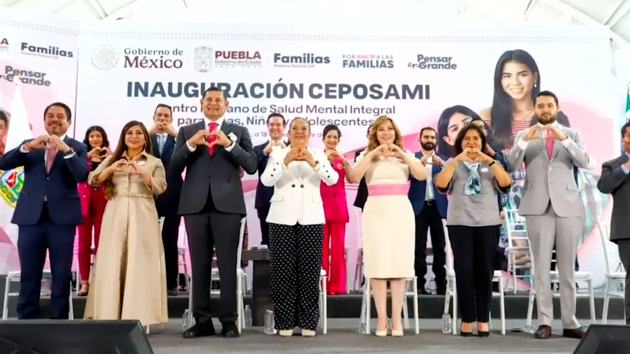 Inauguran en Puebla el CEPOSAMI, modelo innovador de atención en salud mental