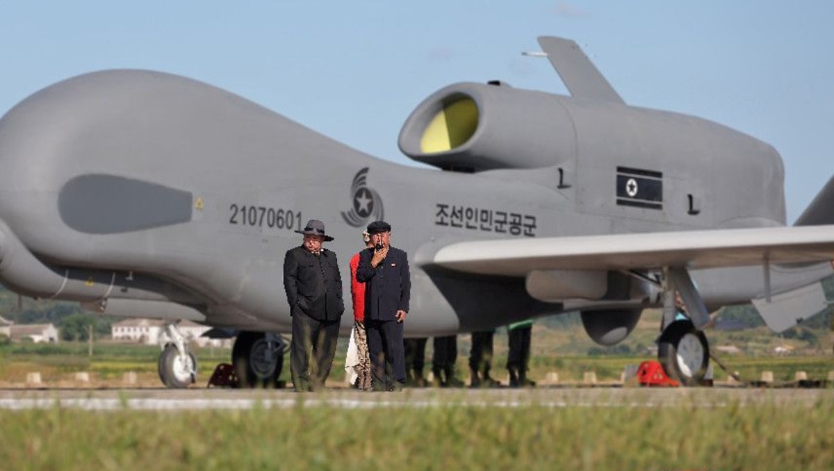 Kim acudió el jueves al Complejo de Tecnología Aeronáutica No Tripulada | AFP