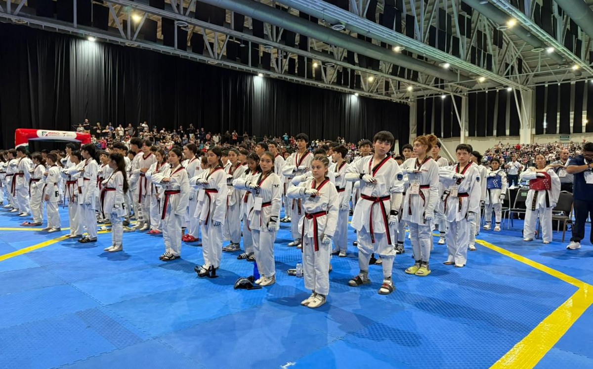 Alrededor de 3 mil atletas de taekwondo se reunieron en el Centro de Convenciones de Tampico. | Cortesía