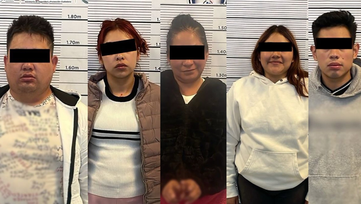 Integrantes de célula criminal del CdMx-Edomex. | Especial