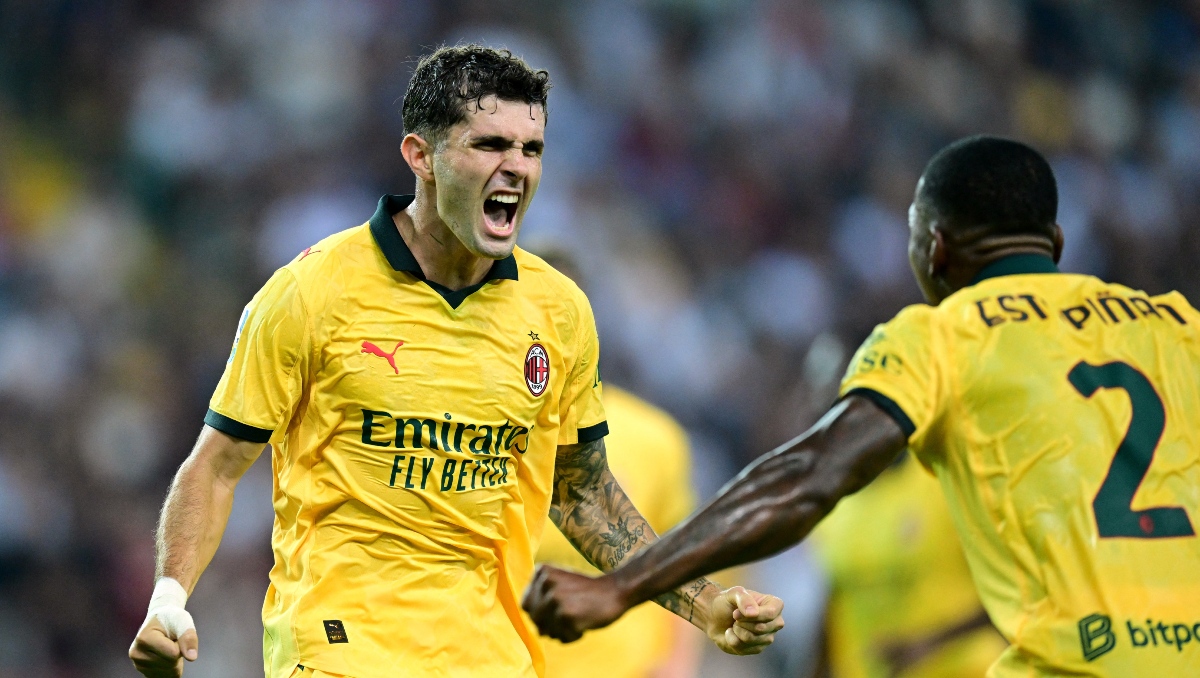 Pulisic comanda la victoria del Milan ante Udinese en la Serie A (Reuters)