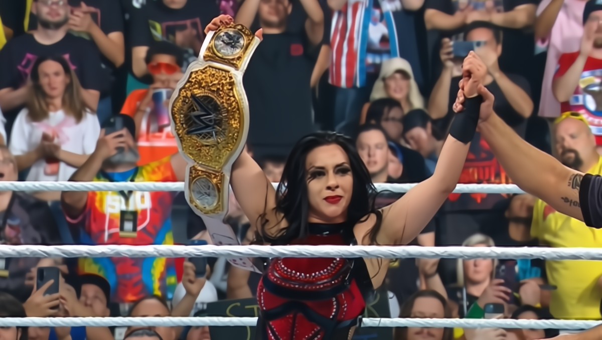Stephanie Vaquer gana el Campeonato Mundial de WWE (Captura de pantalla Netflix)