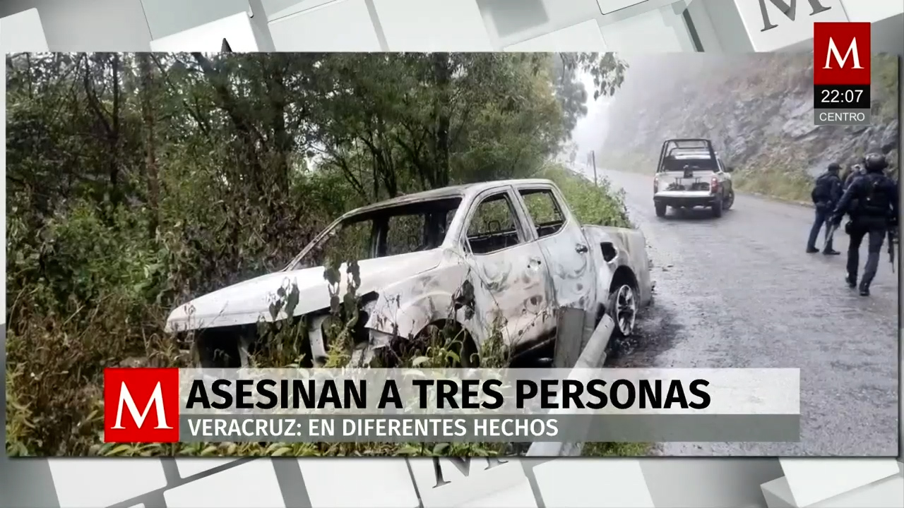Veracruz registra tres asesinatos en distintos hechos violentos