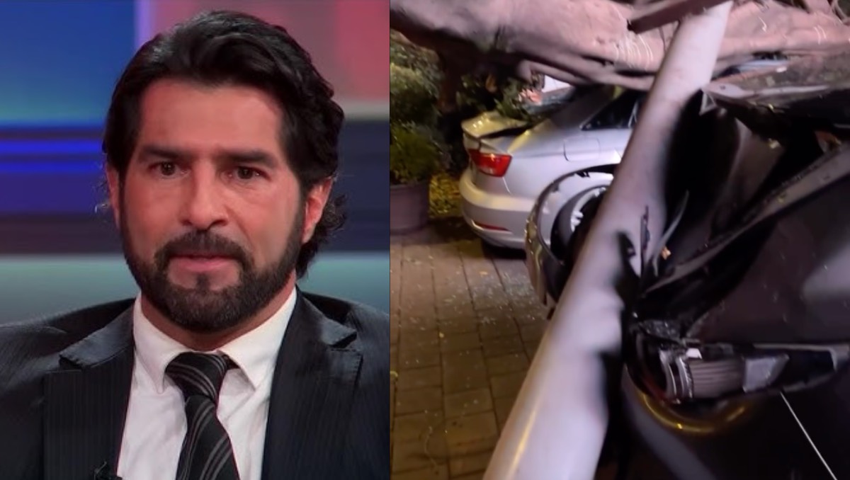 Arturo Carmona sufre accidente. | ESPECIAL