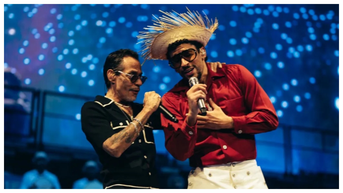Bad Bunny y Marc Anthony deslumbran con una noche mágica llena de música y emociones