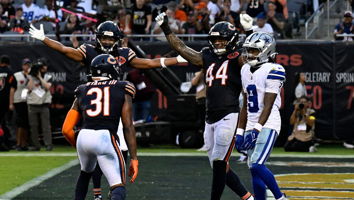 Chicago Bears consiguen su primera victoria tras vencer a los Cowboys (Reuters)