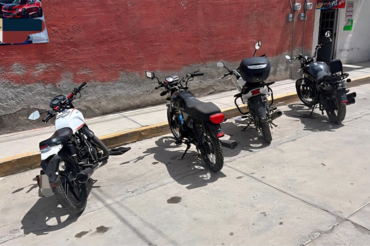 Cuatro motocicletas robadas fueron recuperadas en Pachuca