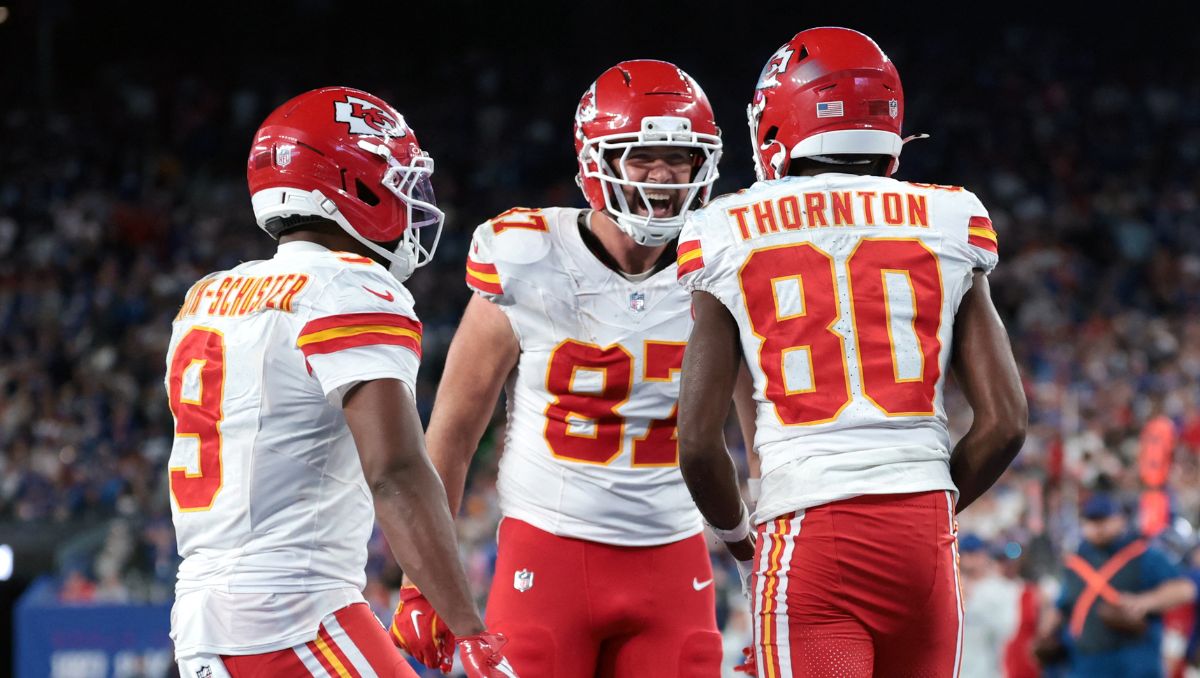 Kansas City Chiefs consiguen su primera victoria tras vencer a los Giants (AP)