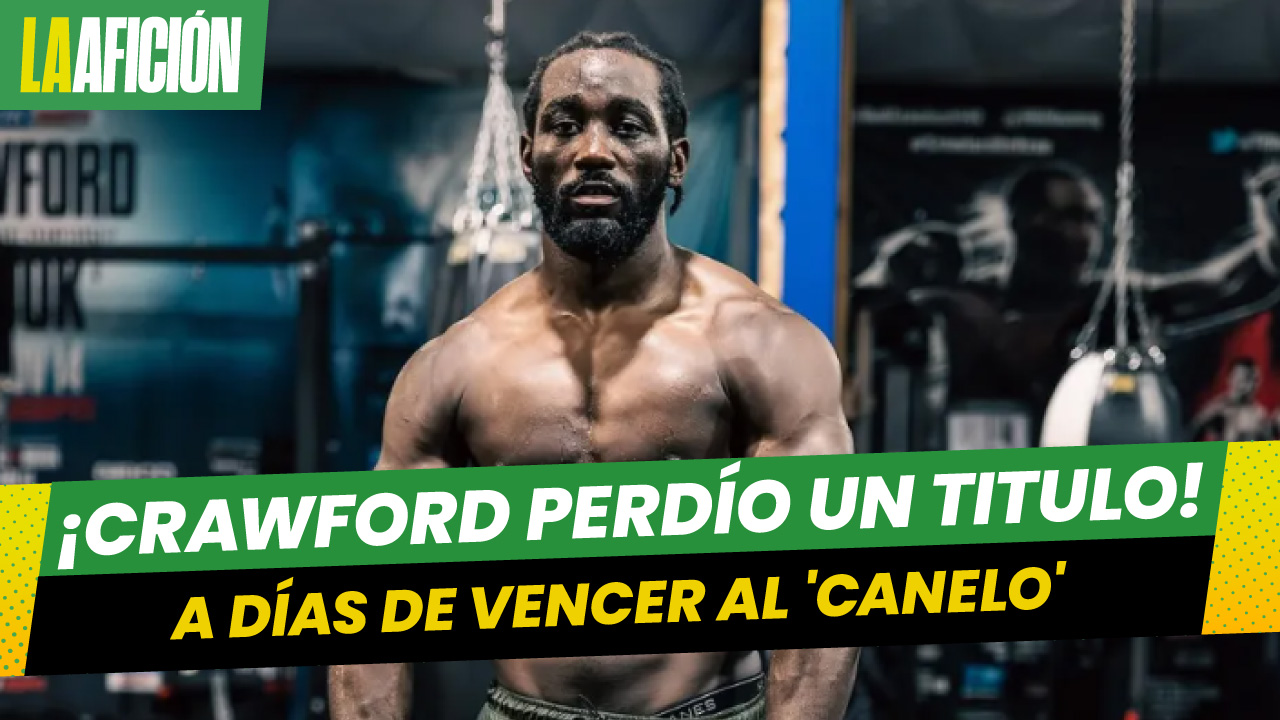 Terence Crawford PIERDE un título días después de vencer a Canelo Álvarez