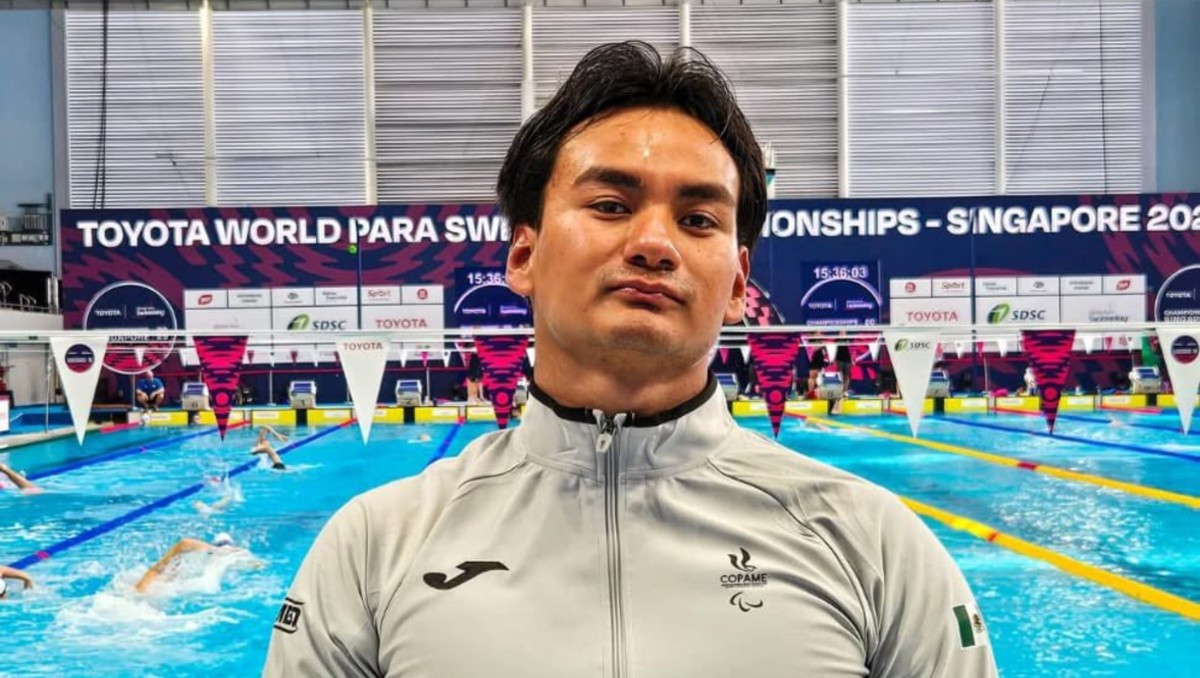 Ángel Camacho gana medalla de bronce en el Mundial de Paranatación 2025 (X @conadeoficial)