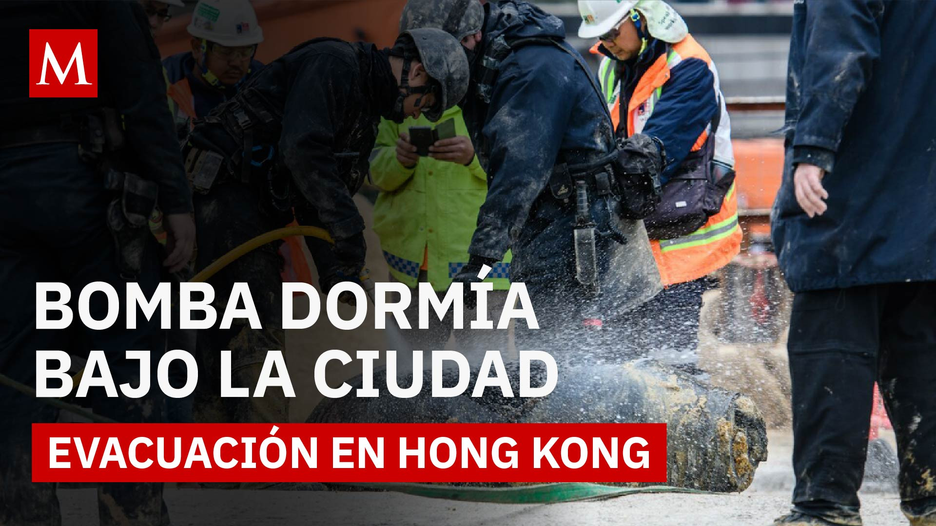 Bomba de la Segunda Guerra Mundial hallada en Hong Kong obliga a evacuar a miles