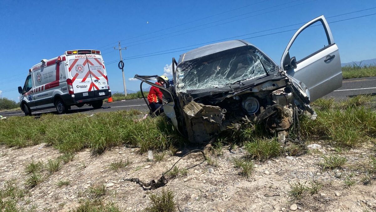 La mañana de este lunes se registró un fatal accidente automovilístico en la carretera federal 57. | Especial