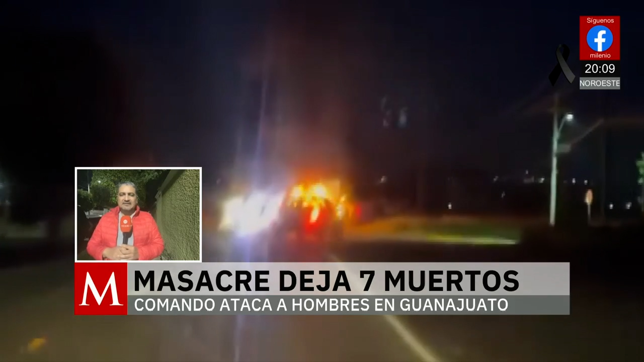 Masacre en Guanajuato deja 7 muertos y es investigada por autoridades