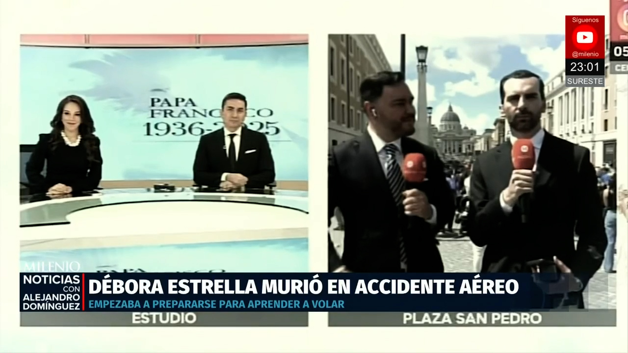 Milenio Televisión despide a Débora Estrella con emotivo homenaje