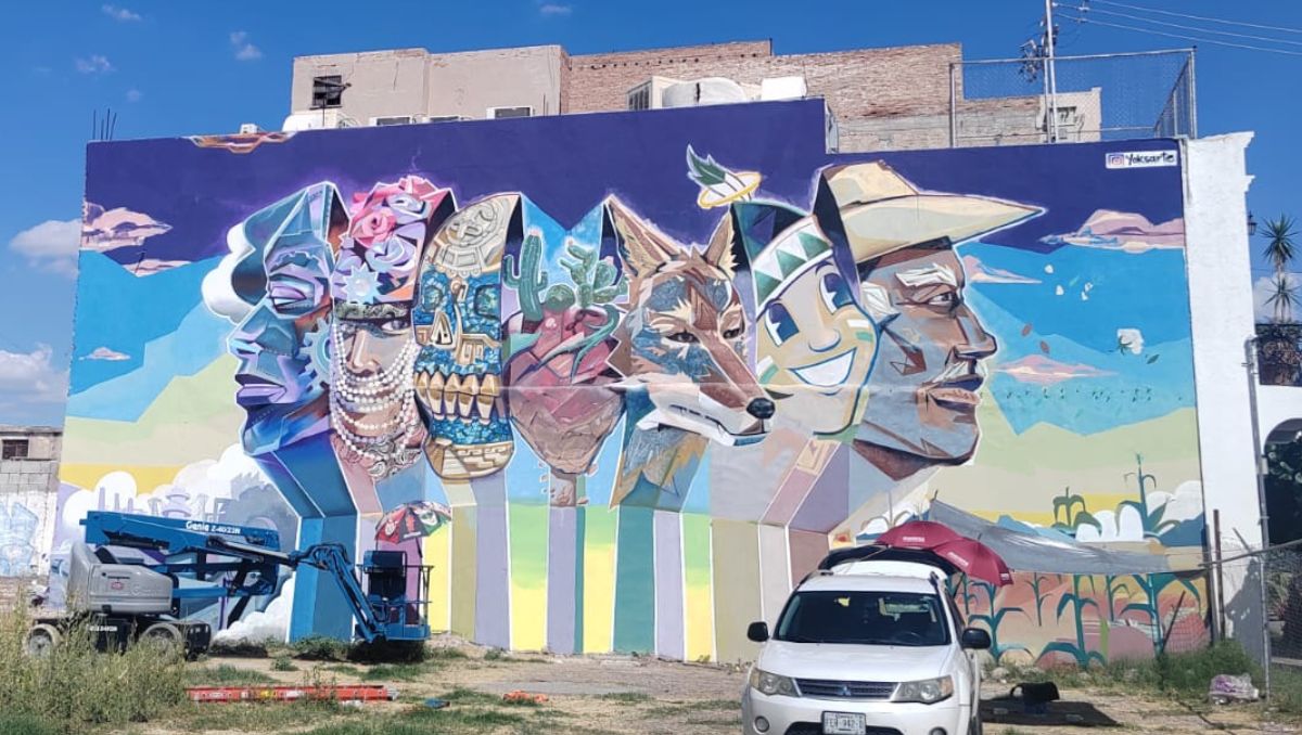 Obra "Laguna Encuentro de Culturas". | Alejandro Castañeda