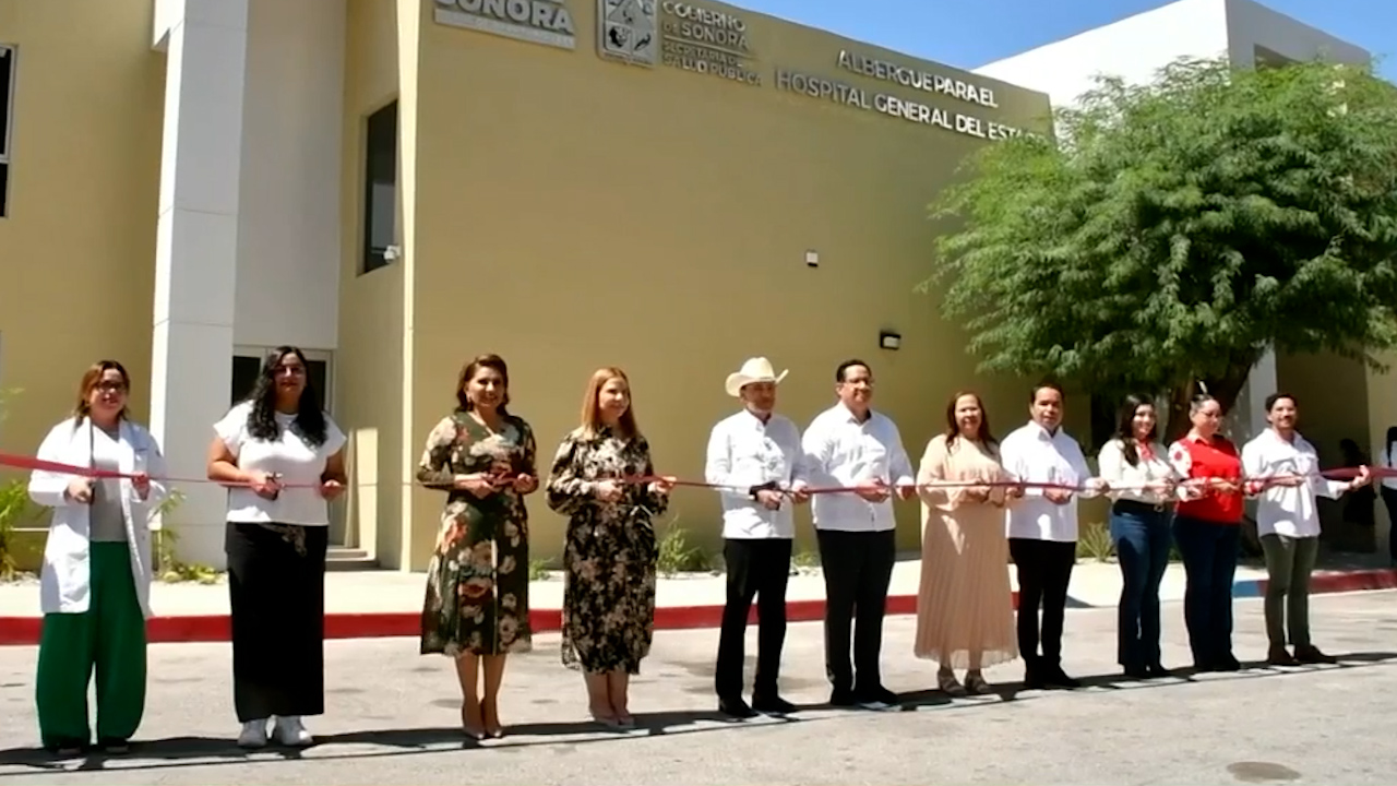 Alfonso Durazo inauguró albergue para familias foráneas en Hermosillo