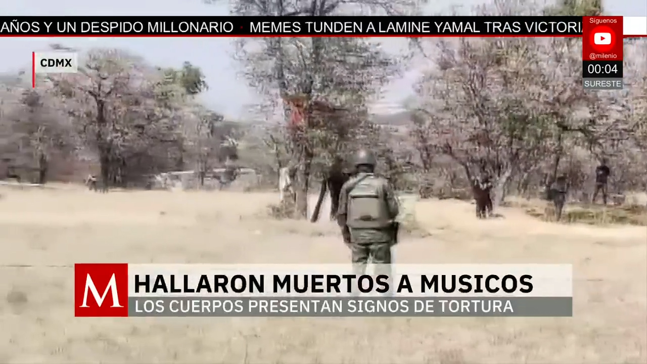 Confirman identidad de músicos colombianos hallados muertos con signos de tortura