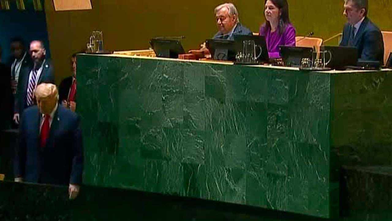Donald Trump asiste a la reunión de líderes en la Asamblea General de la ONU