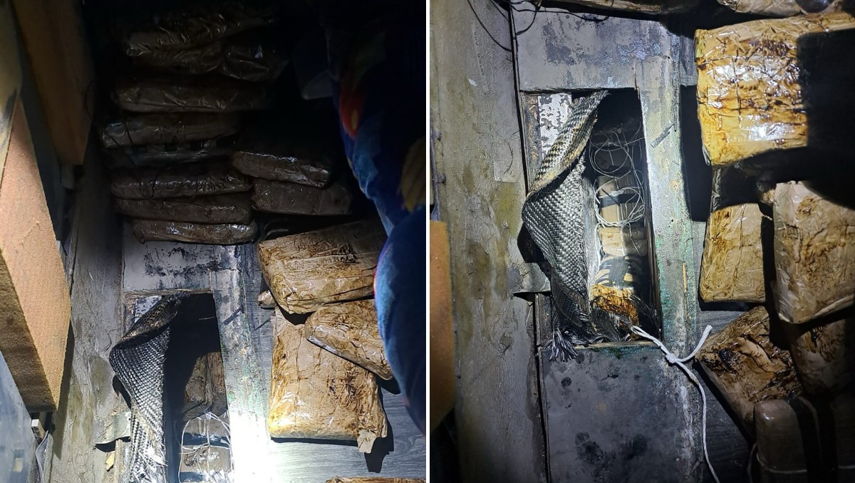 La droga estaba escondida en un autobús de pasajeros en Sonora. | Especial