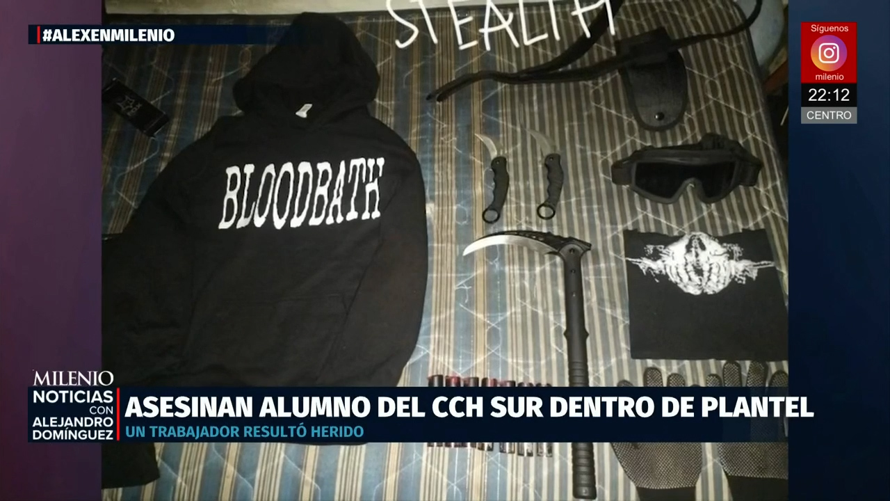 Estudiante del CCH Sur asesina a compañero e hiere a trabajador con arma blanca