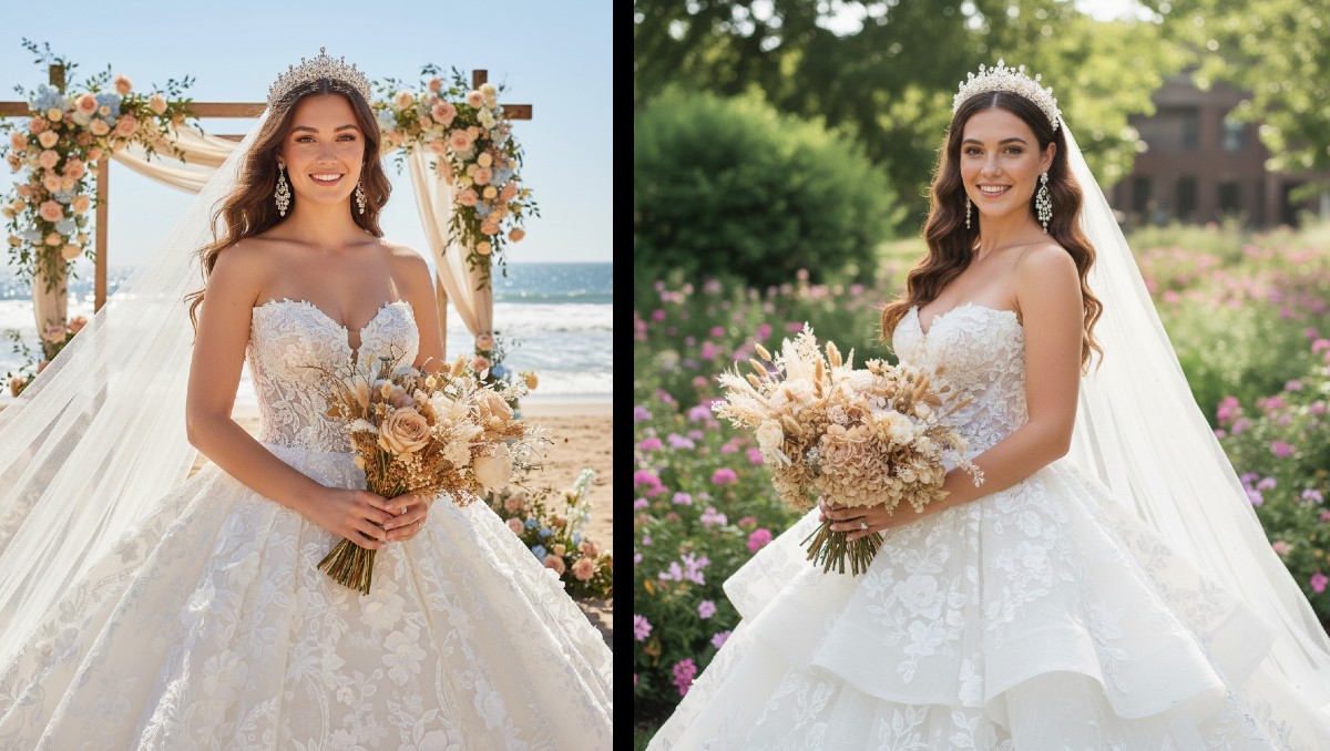Así de fácil puedes hacer tus fotos vestida de novia | Especial IA Dsicover Milenio