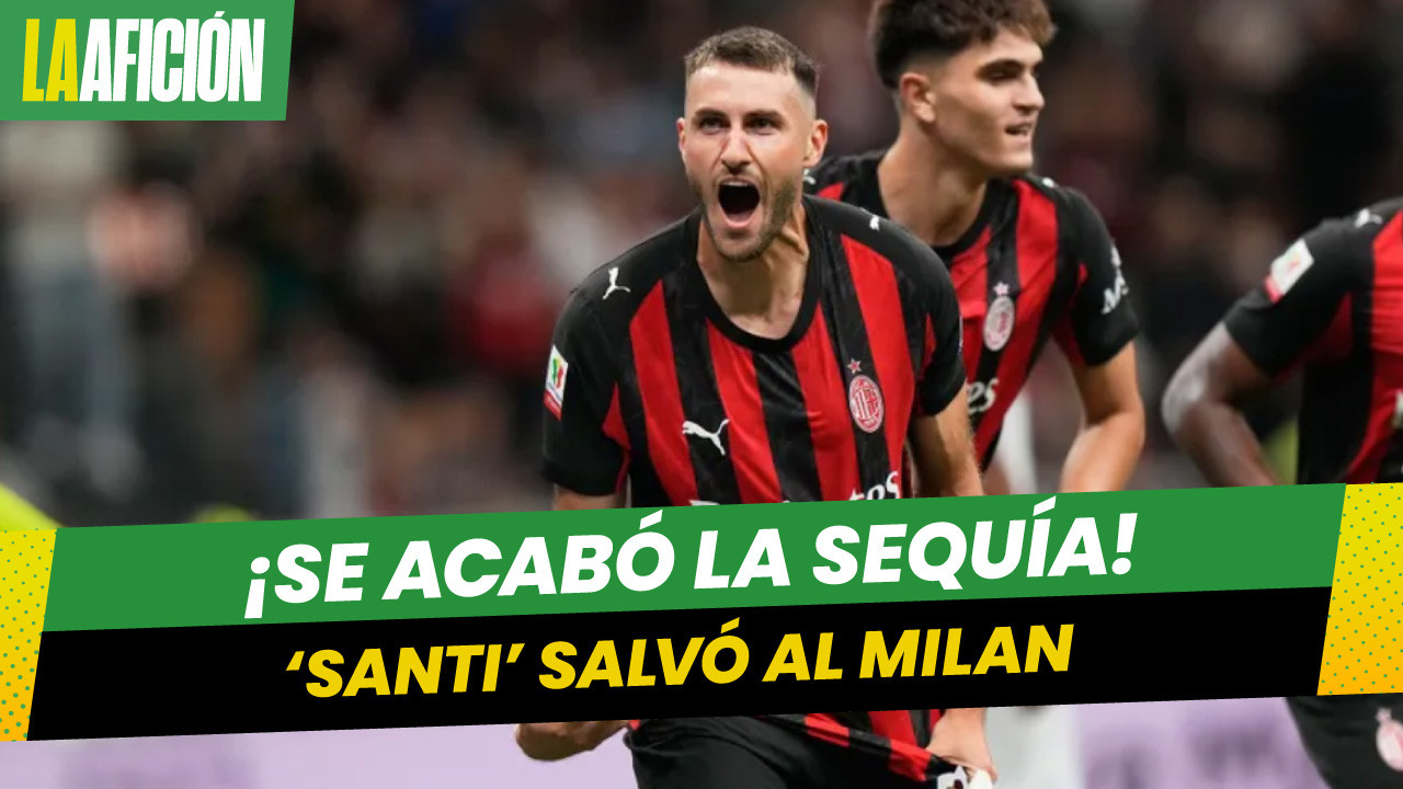 Con gol de Santi Gimenez, el Milan avanza a octavos de final de la Copa Italia