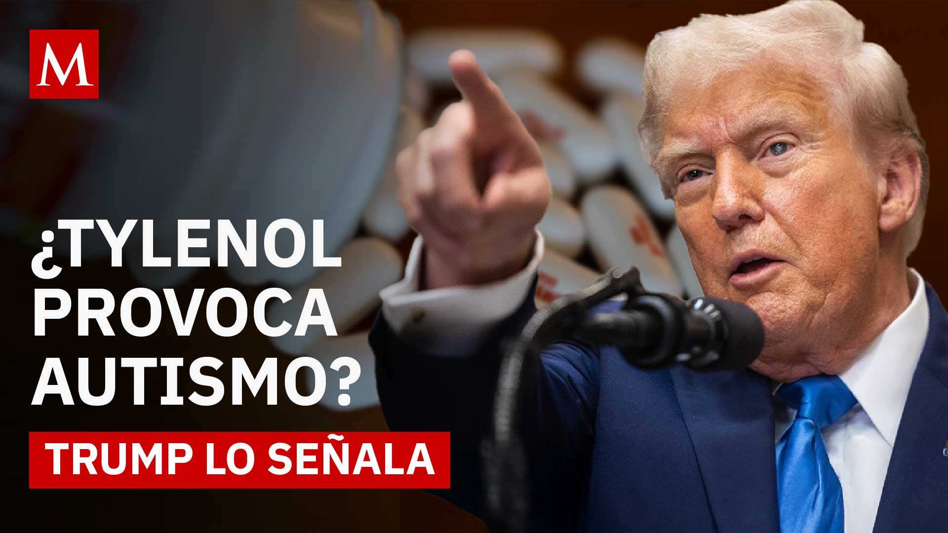 Medicamento tylenol en la mira de Trump por supuesta relación con autismo