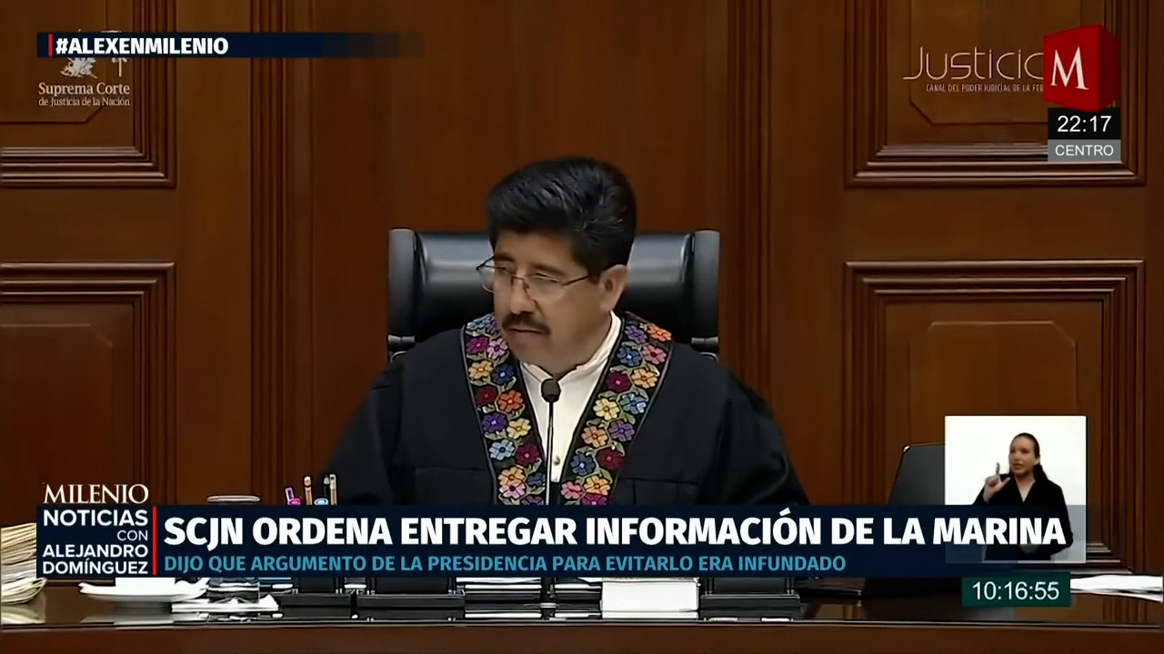 SCJN ordena a Presidencia publicar información sobre personal de la Marina