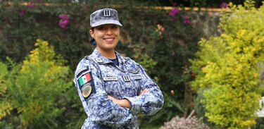 A sus 26 años, Karen Córdoba García es teniente Piloto Aviador