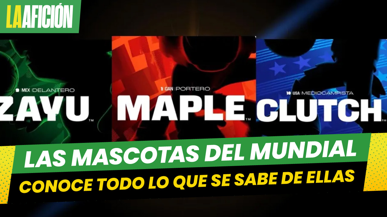 FIFA revela los nombres de las mascotas para la Copa del Mundo de 2026