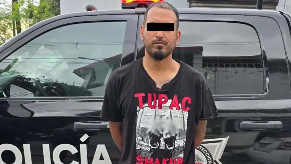 El hombre identificado como Al Karim D., de 33 años y originario de Veracruz, fue detenido en la colonia Treviño | Especial