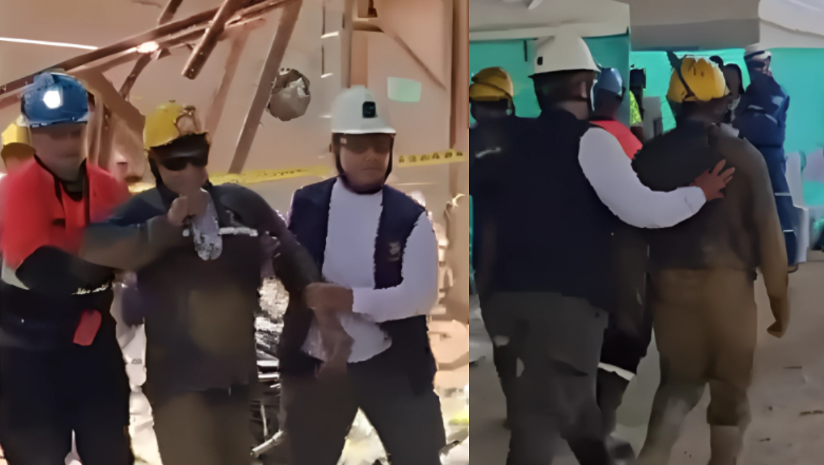 Los mineros fueron rescatados entre abrazos y aplausos. | Especial