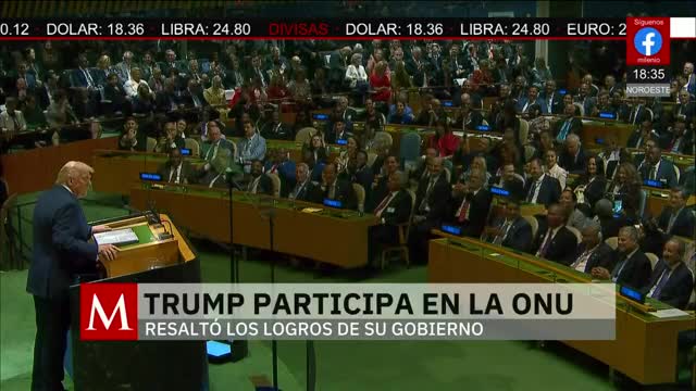 Merezco el premio nobel de la paz: Donald Trump | Pedro Gamboa, 23 de septiembre de 2025