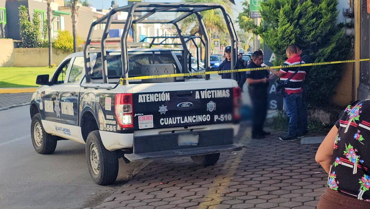 Muere hombre en vía pública de Cuautlancingo , Puebla