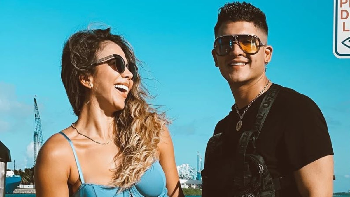 Stefanía Agudelo junto a su hermano, Bayron Sánchez, en Miami | Especial