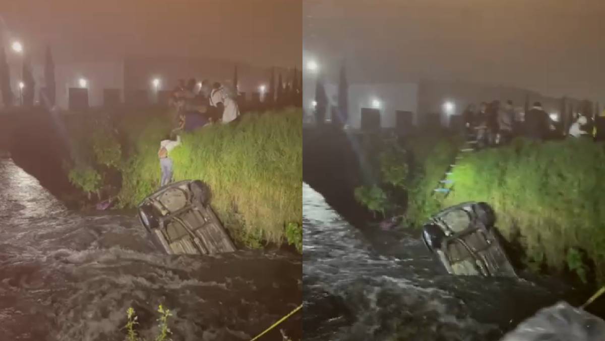 El accidente en Otzolotepec quedó grabado por ciudadanos que ayudaron en el rescate. Foto: (Especial)