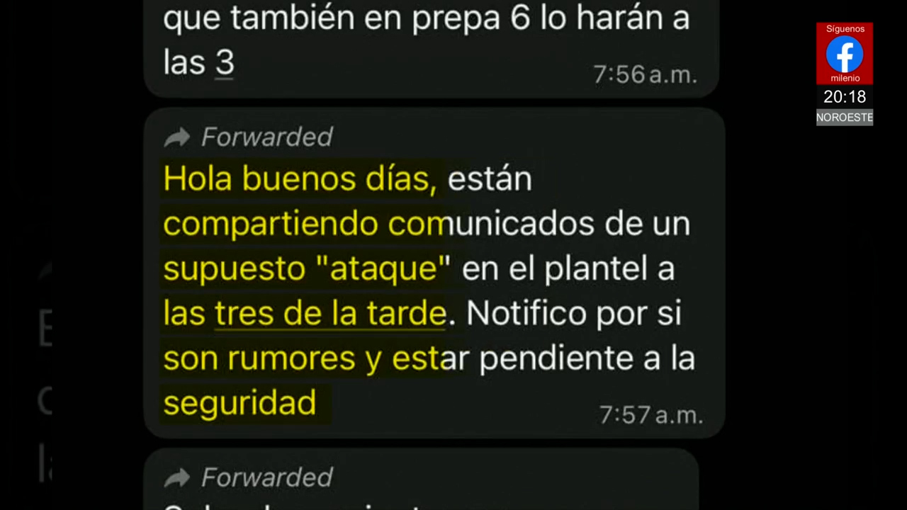 Alertan sobre amenazas de ataque en preparatorias de la UNAM; desalojan Preparatoria 6