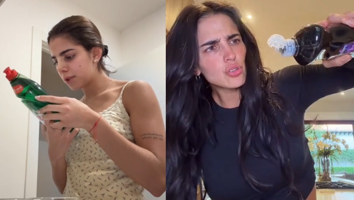 Bárbara de Regil hace parodia del video de su hija Mar. | TikTok  Mar de Regil y Bárbara de Regil