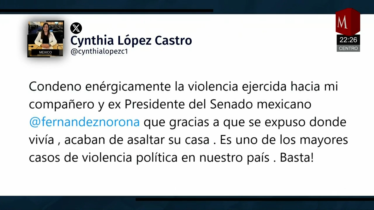 Diputados defienden a Fernández Noroña tras robo en su domicilio de Tepoztlán