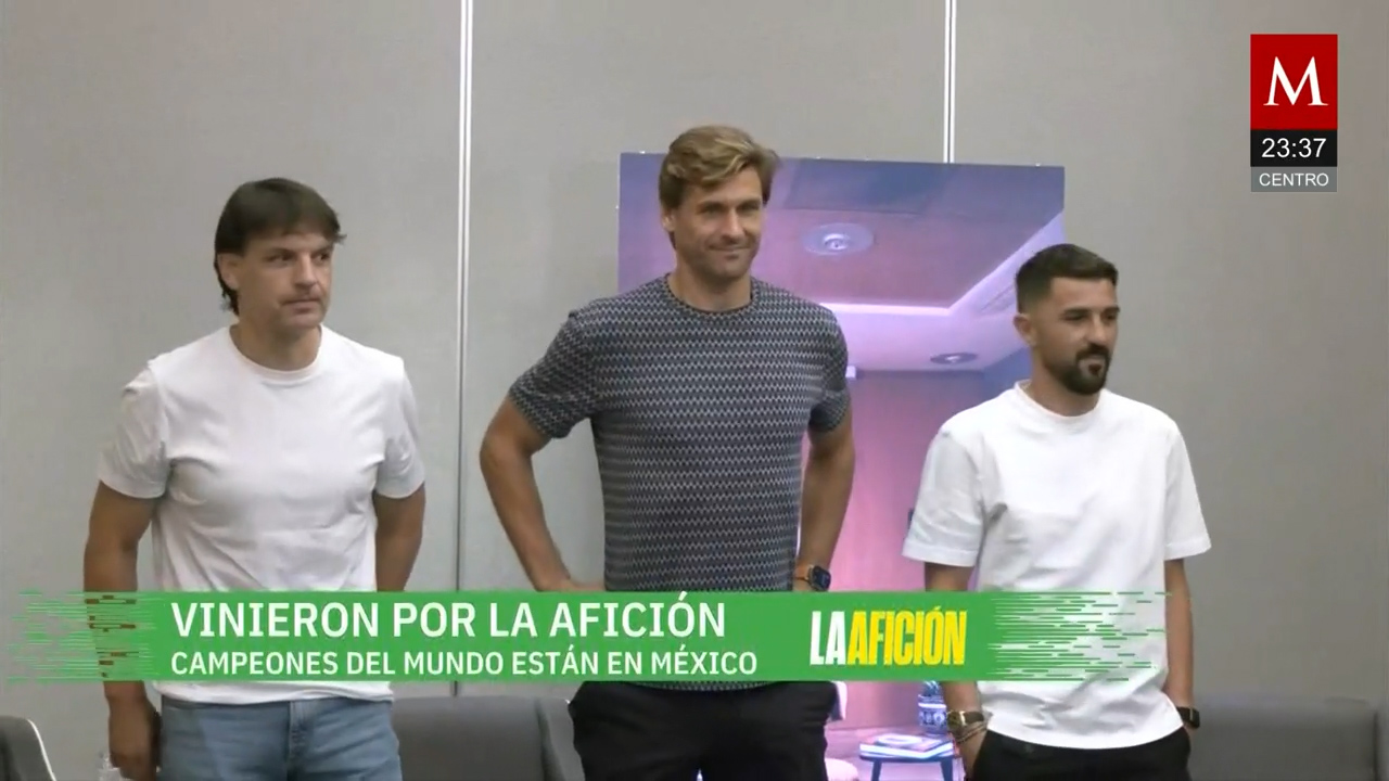 Fernando Morientes, David Villa y Llorente conviven con fans entre comida gourmet, foro y pádel