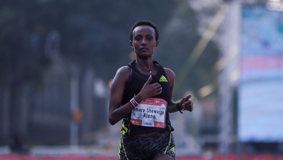 Muere Shewarge Alene, atleta tres veces ganadora del Maratón de la Ciudad de México (X @MaratonCDMX)