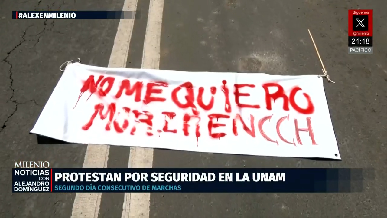 Padres y alumnos del CCH Sur marchan por mayor seguridad tras reciente asesinato
