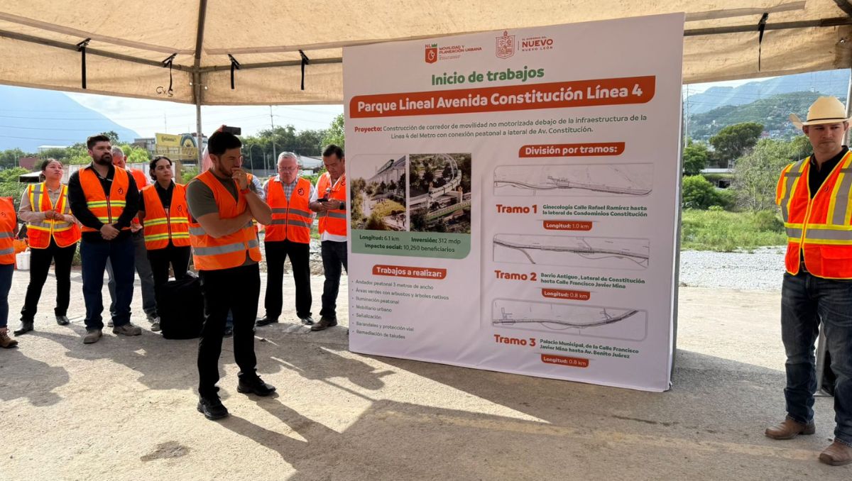 Samuel García detalló que buscan conectar la ciudad y que la gente se pueda mover sin automóvil | Víctor González