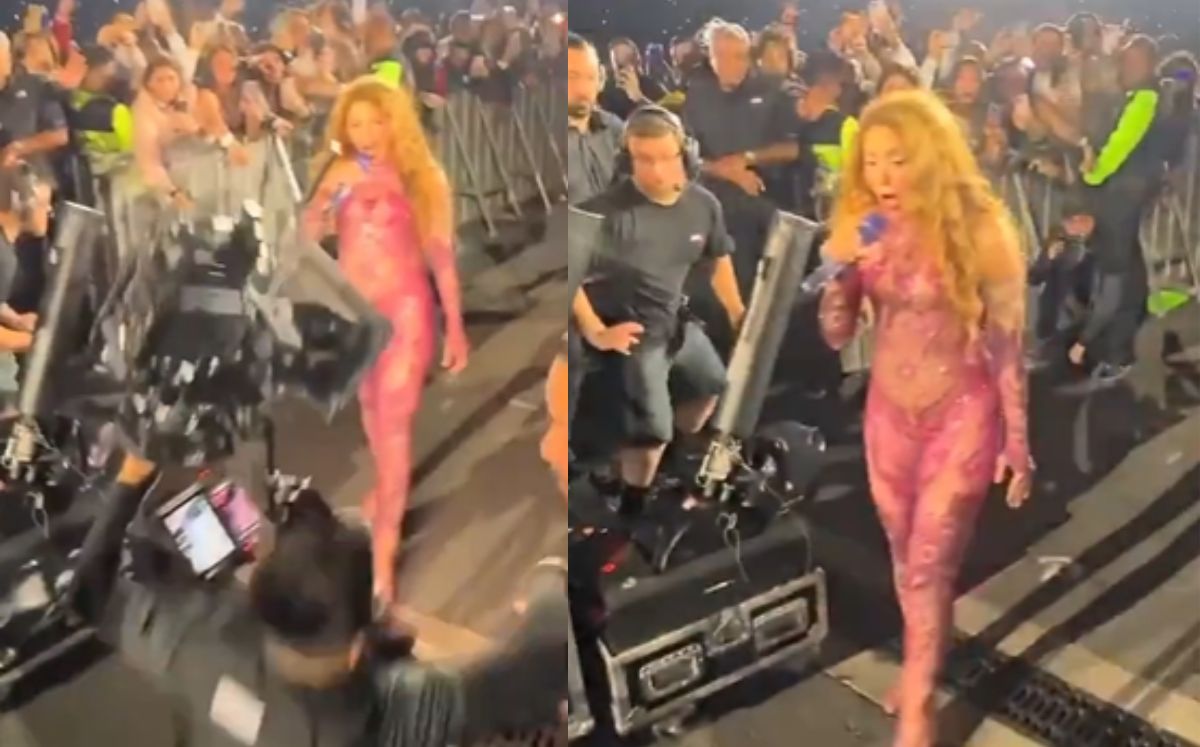 Shakira es criticada tras ignorar a camarógrafo que se cayó en pleno concierto: “Dónde quedó la empatía”