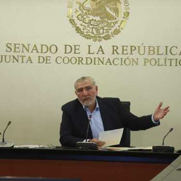 Adán Augusto López, coordinador de morena en el Senado de la República y Presidente de la jucopo.