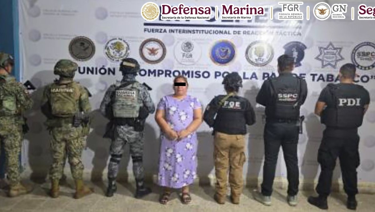 La FGE de Tabasco presentó a las detenidas. | Especial