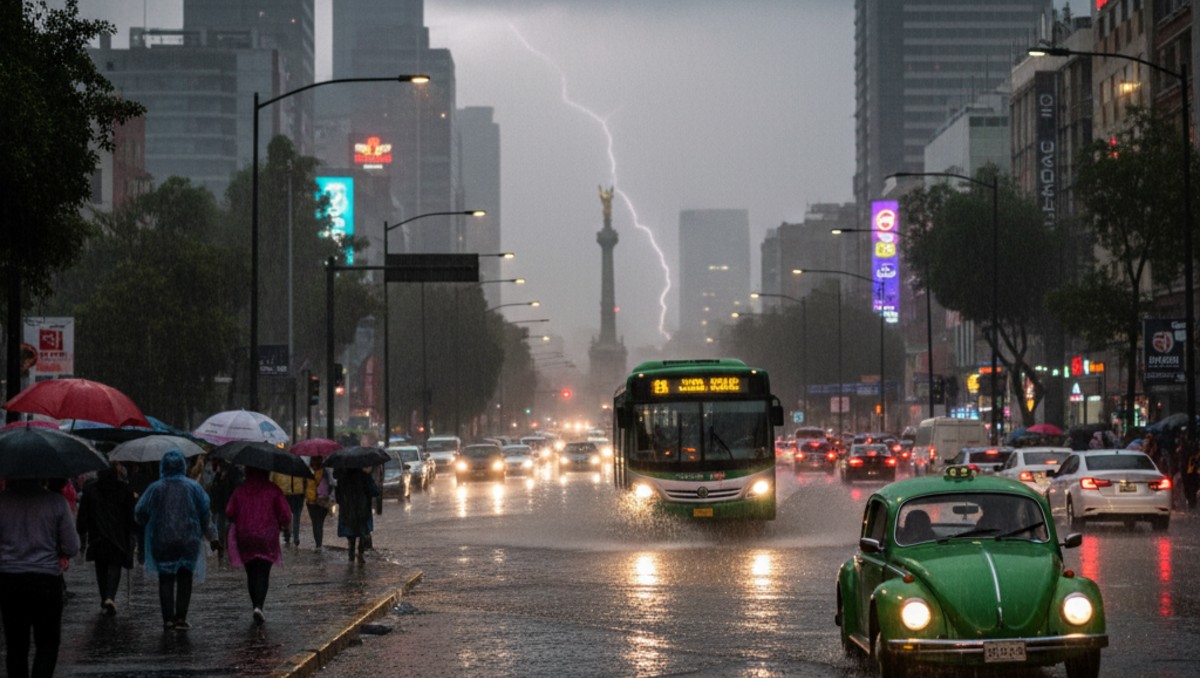 Las lluvias en la Ciudad de México y Estado de México continuarán en los siguientes días | Especial IA Discover Milenio