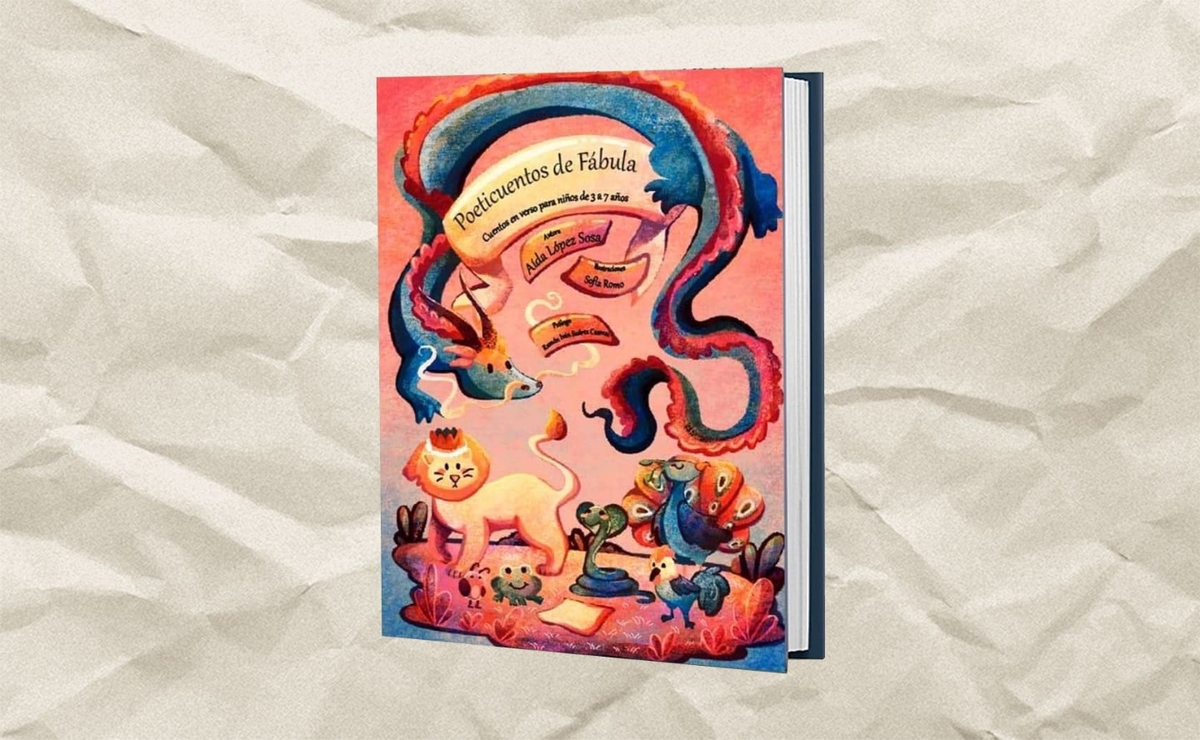Portada de ‘Poeticuentos de fábula’, de Aída López Sosa. (El nido del fénix)