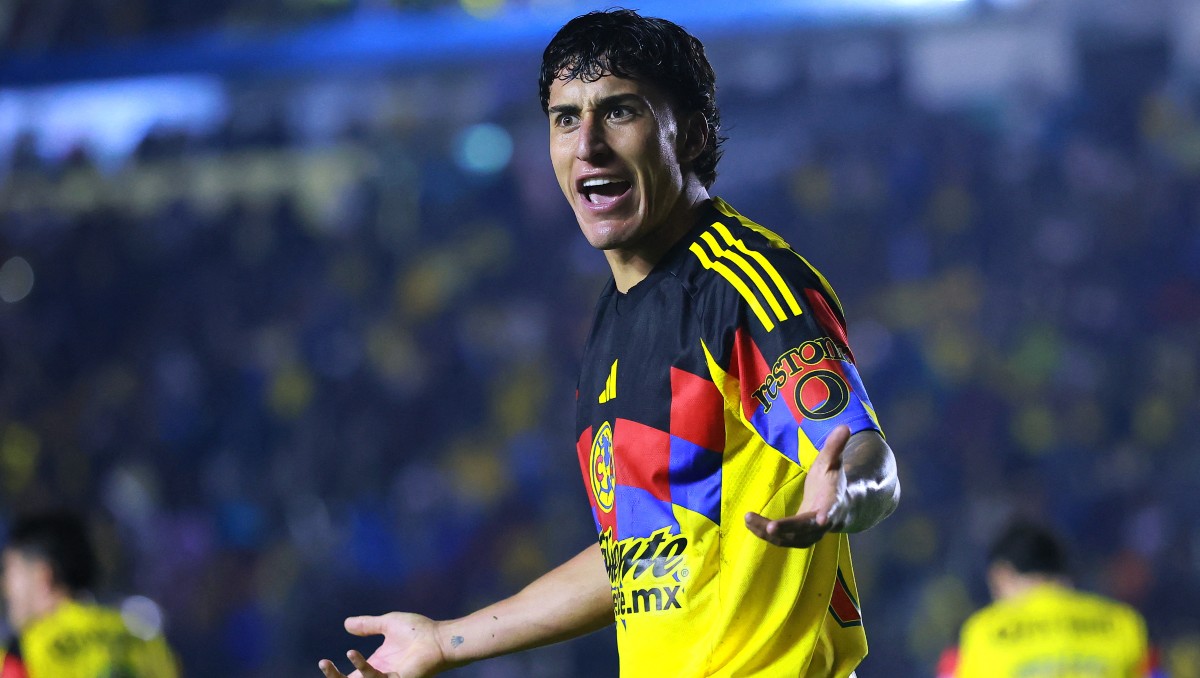Alejandro Zendejas anotó un penal en la goleada del América sobre Pumas (Imago7)